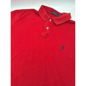 Polo Ralph‎ Lauren Polo Shirt Men's XL Red Short Sleeve Golf Preppy